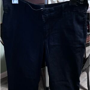 Dickies slim cut black pants, size 14, new without tags